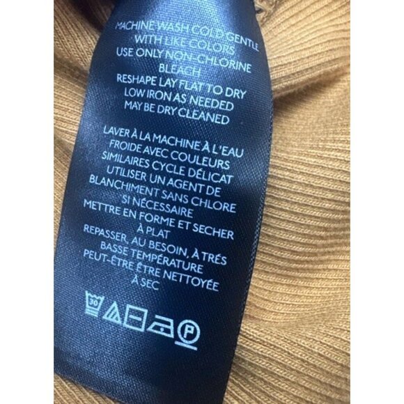 Maeve Anthropologie Womens Orange Short Sleeve Ribbed Top Blouse Sz XS - Picture 5 of 8